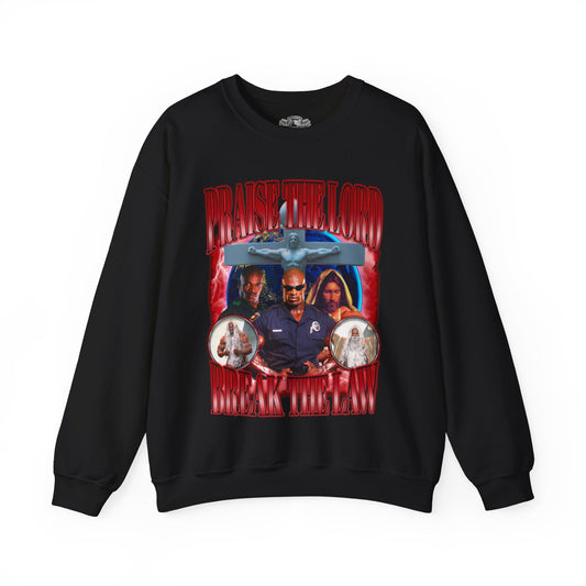 Ronnie Coleman | Praise The Lord Break The Law Red | Sweatshirt