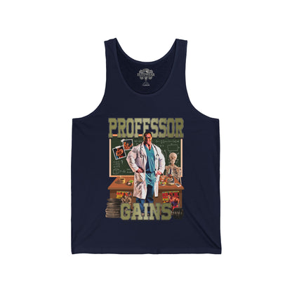 Nasser El Sonbaty The Professor Gains Tank Top in action - Muscle Tank Top