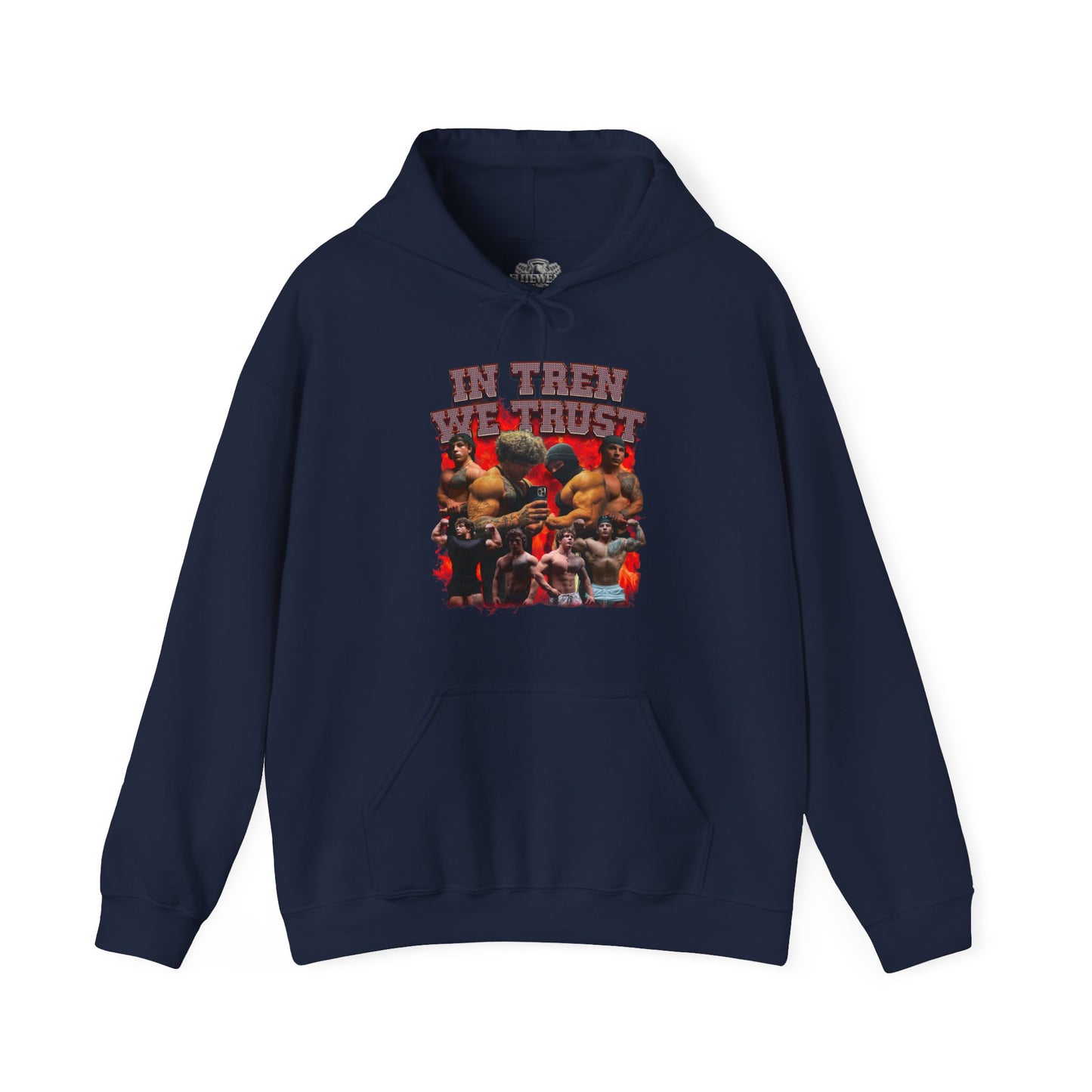 Tren Twins In Tren We Trust Hoodie in action - Gym Hoodie