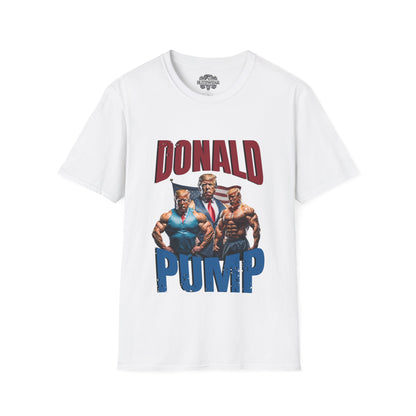 Donald Pump Regular T-Shirt front view - Fitness Bodybuilding T-Shirt