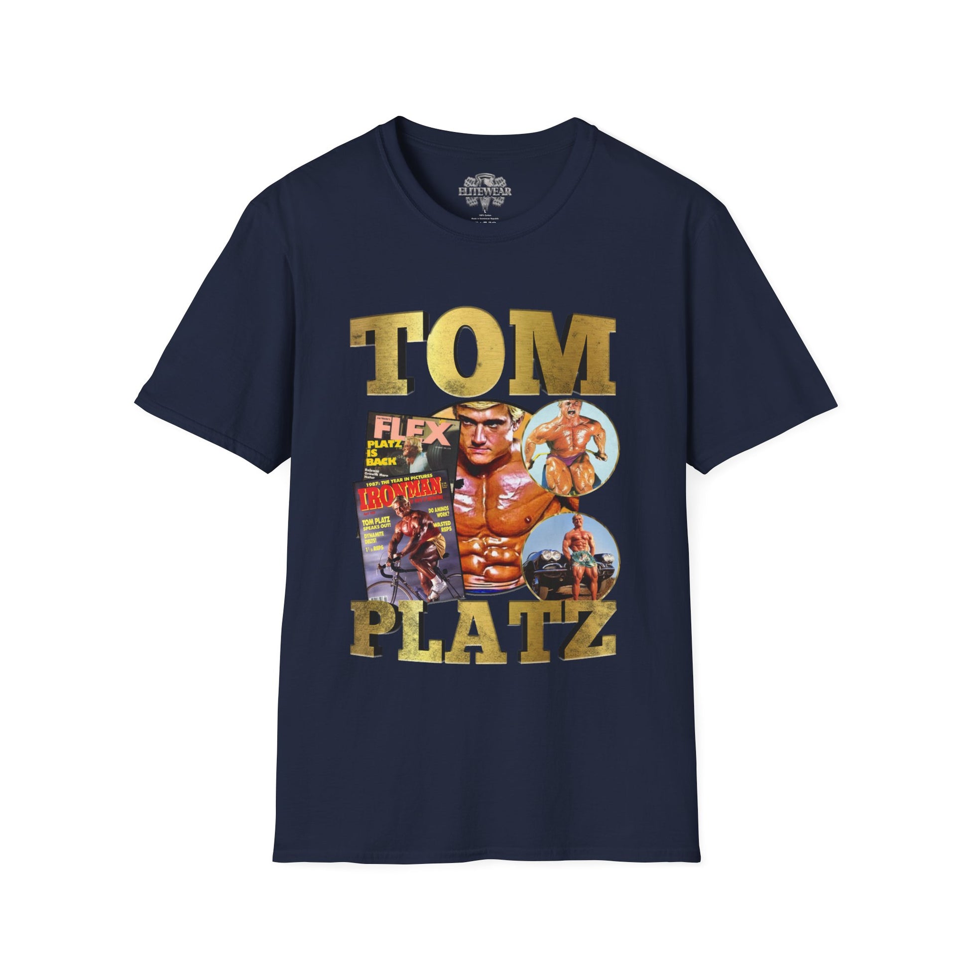 Tom Platz Classic Vintage Regular T-Shirt front view - Regular T-Shirt