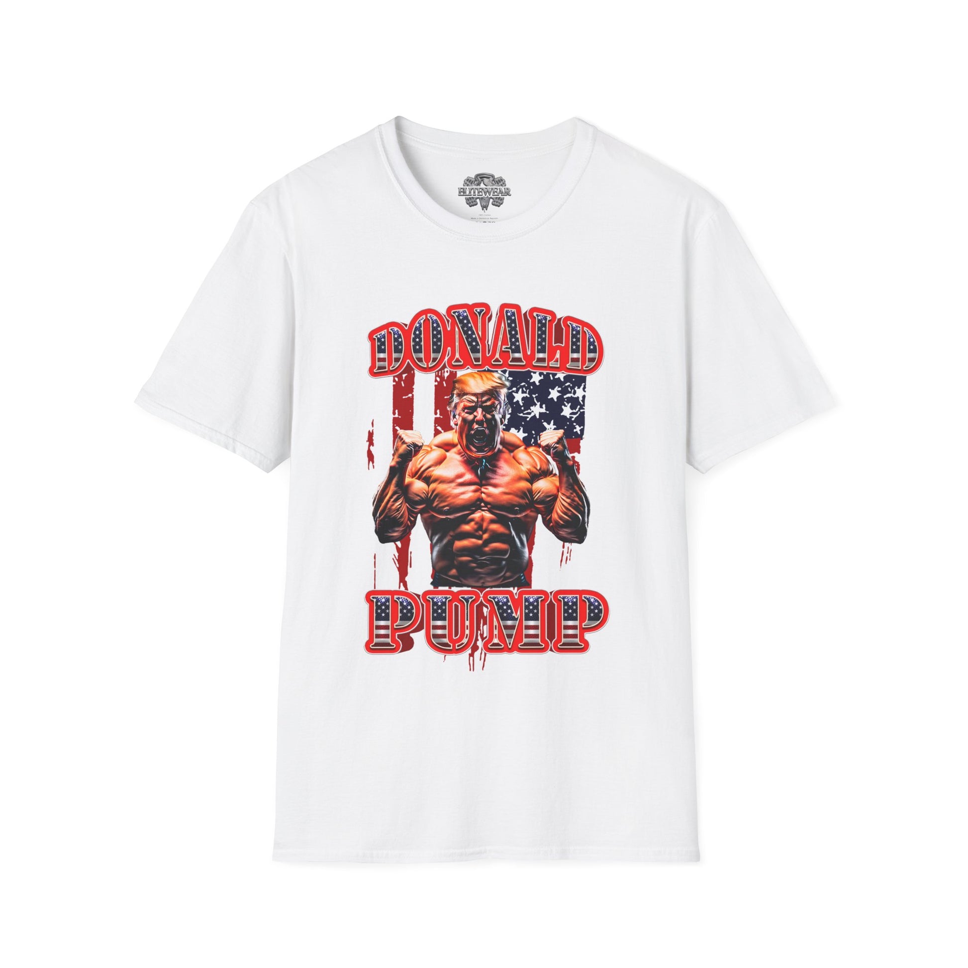 Donald Pump Regular T-Shirt front view - Fitness T-Shirt