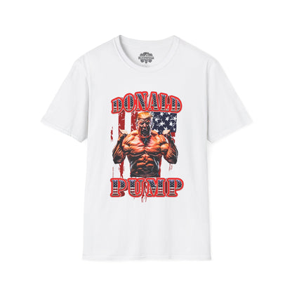 Donald Pump Regular T-Shirt front view - Fitness T-Shirt