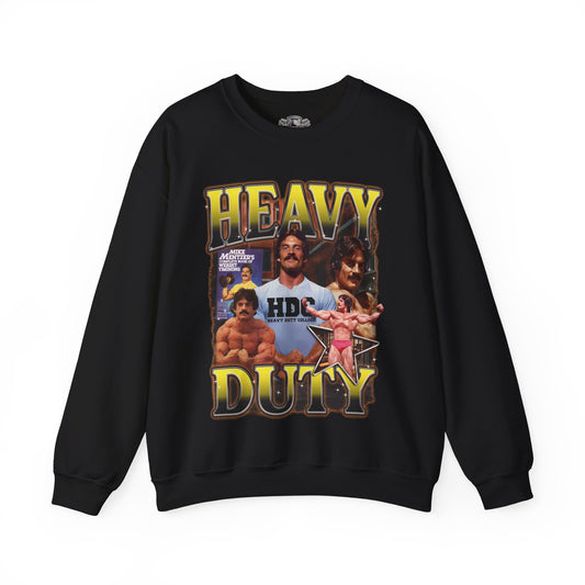 Mike Mentzer Heavy Duty Sweatshirt front view - Bodybuilding Sweatshirt