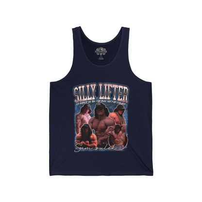 Sam Sulek Silly Lifter Tank Top in action - Athletic Tank Top