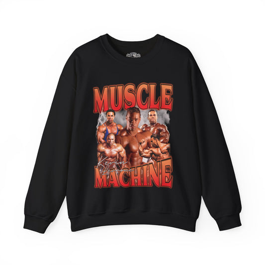 Front view of Kevin Levrone Muscle Machine Sweatshirt - Gym Sweatshirt