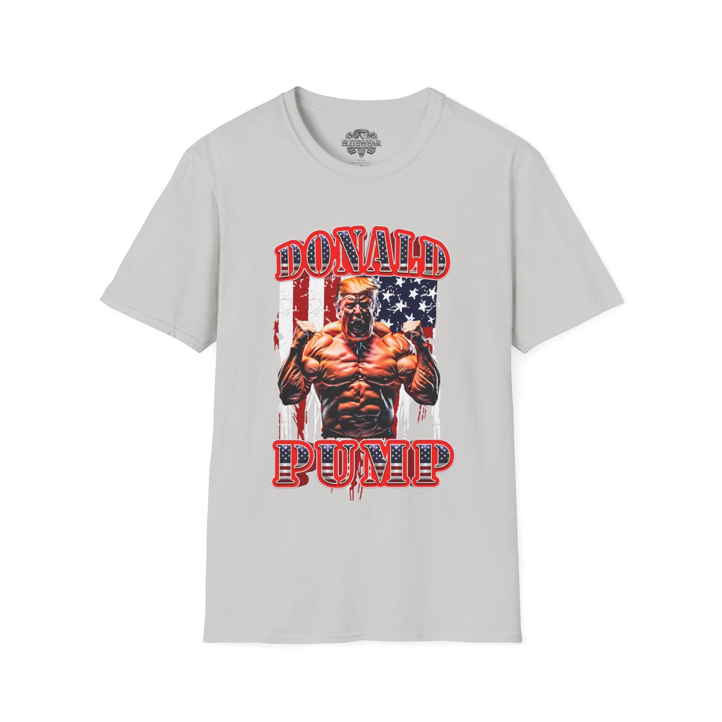 Donald Pump Regular T-Shirt in action - Gym Apparel