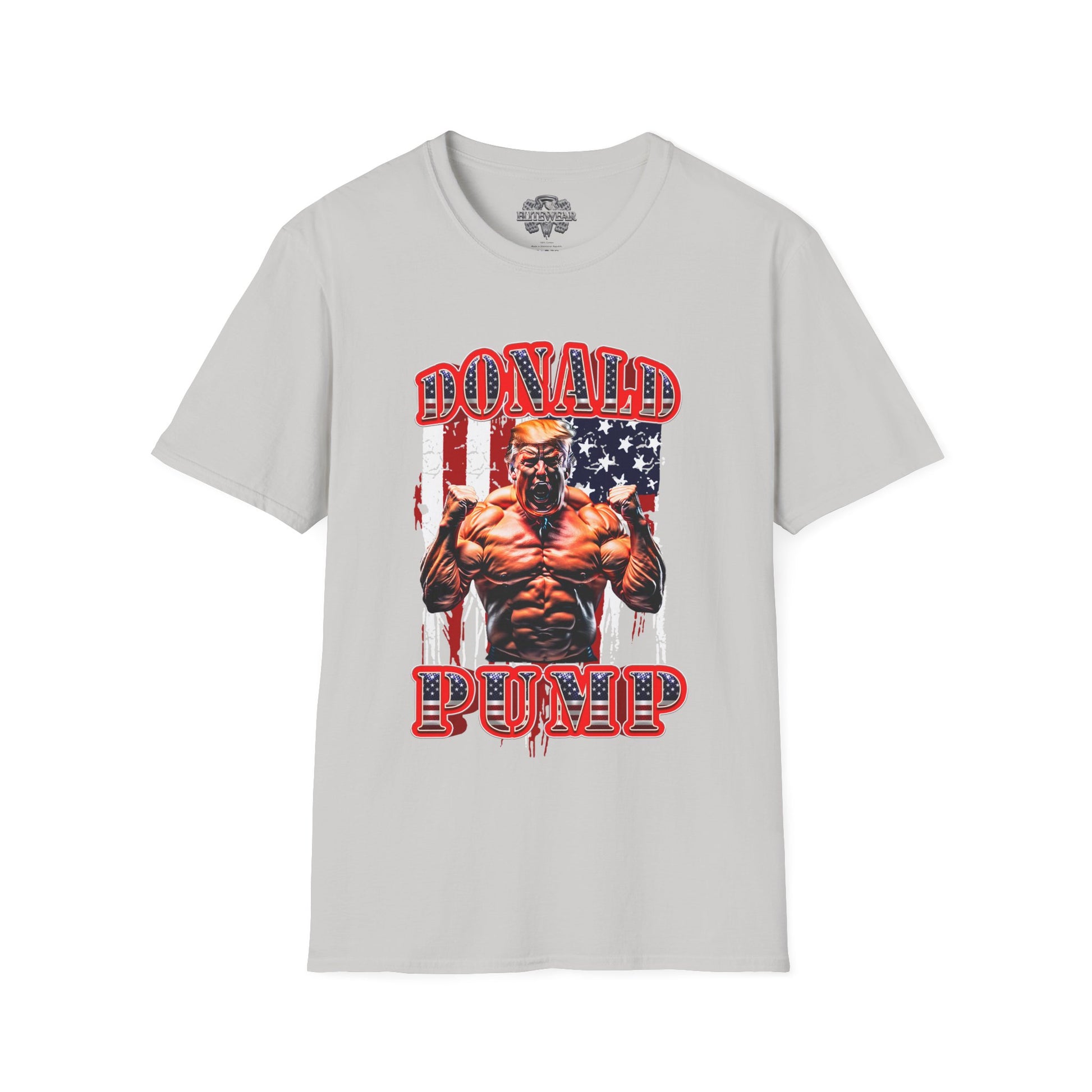 Donald Pump Regular T-Shirt in action - Gym Apparel