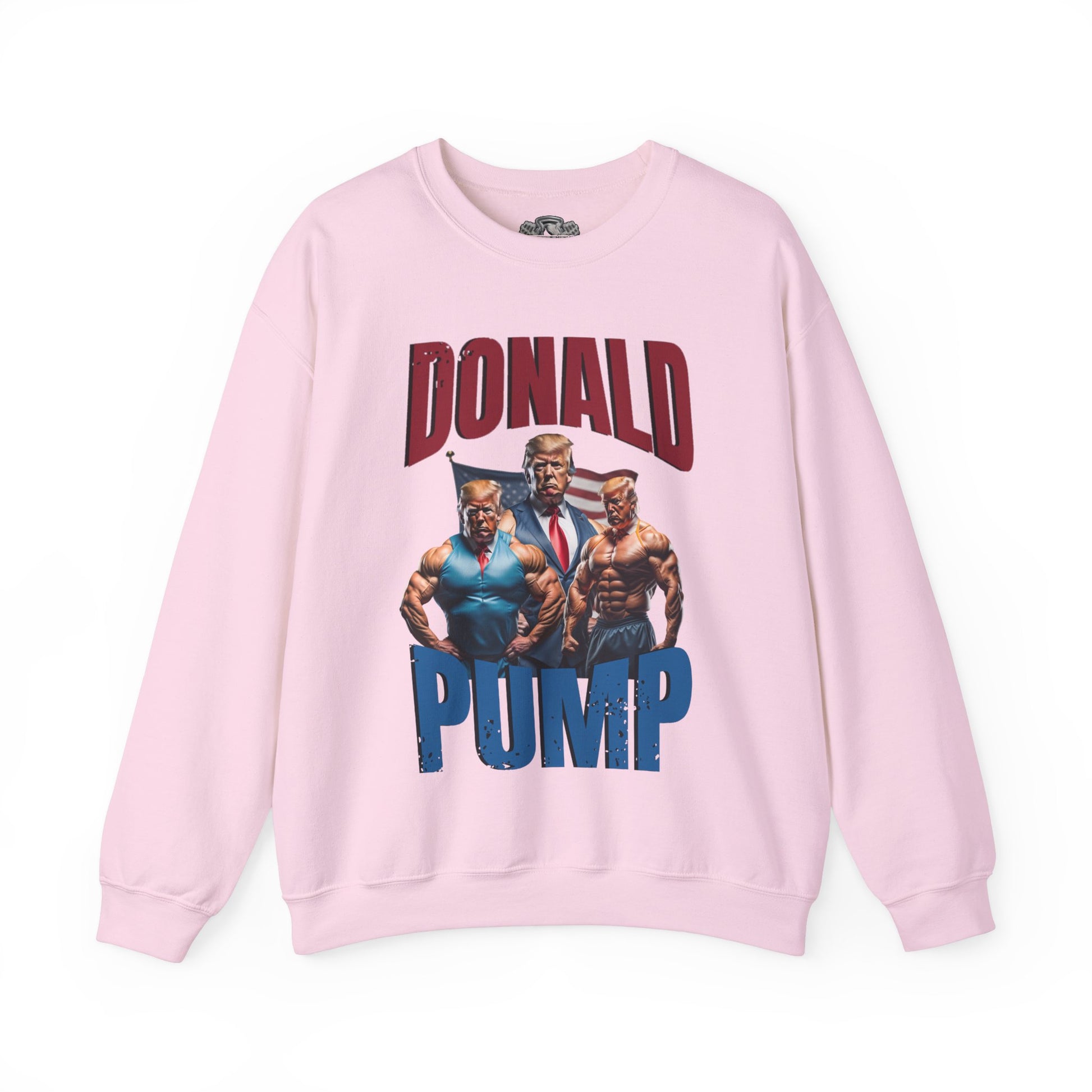 Donald Pump Sweatshirt in action - Bodybuilding Apparel