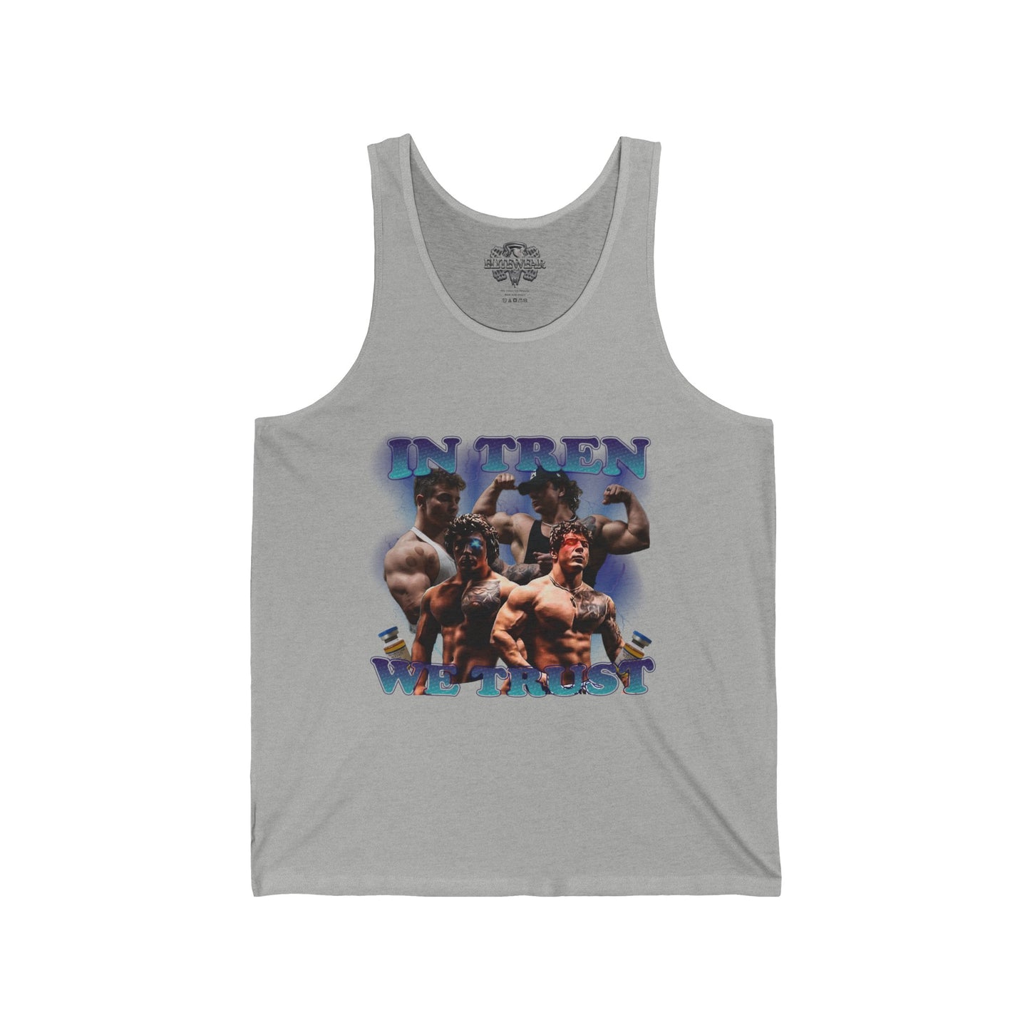 Tren Twins Classic Retro Tank Top in action - Athletic Tank Top