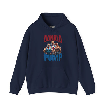 Donald Pump Gym Hoodie - Bodybuilding Apparel - Navy