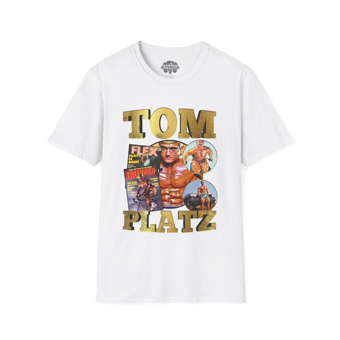 Tom Platz Classic Vintage Regular T-Shirt front view - Regular T-Shirt