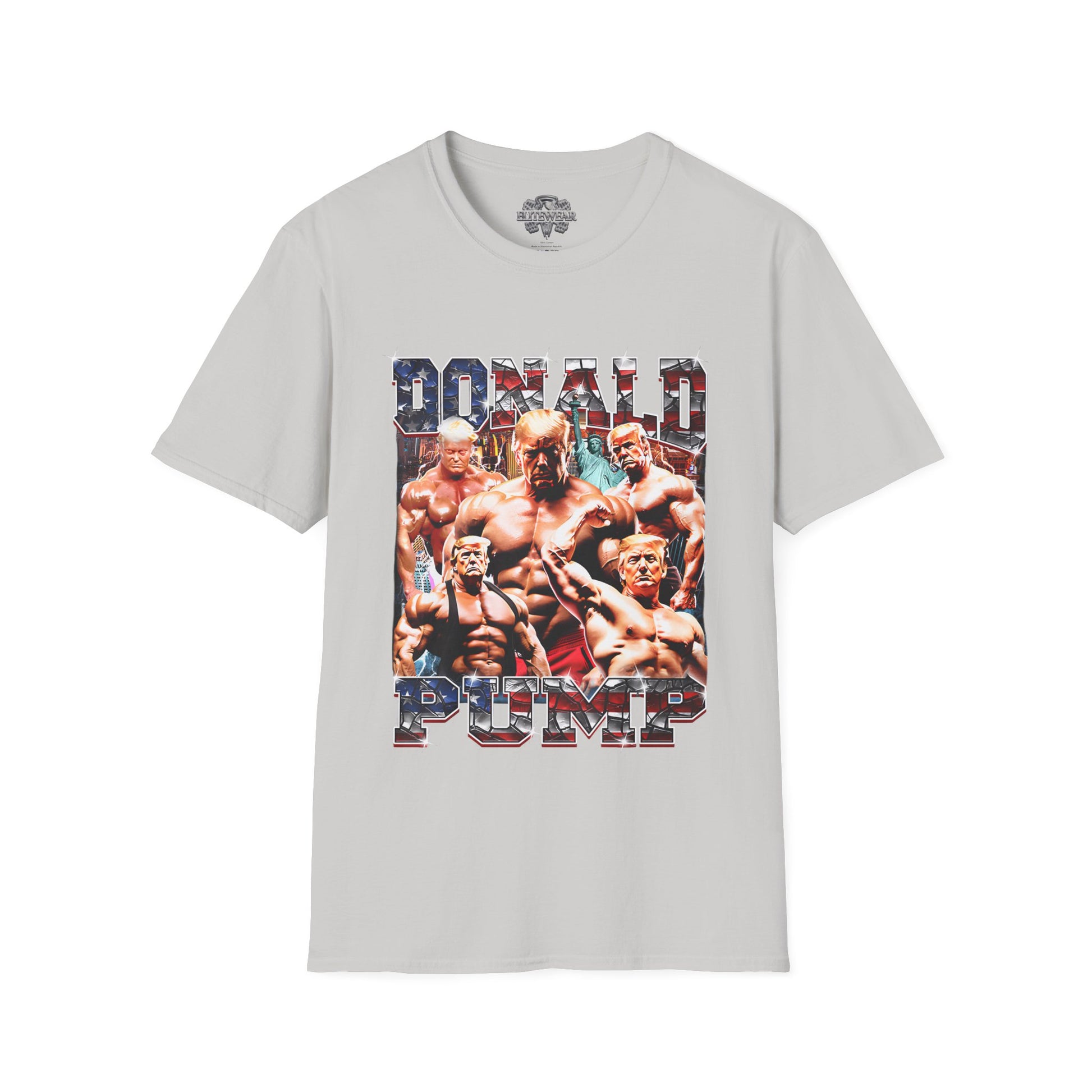 Donald Pump Regular T-Shirt in action - Workout Apparel