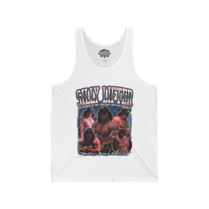 Sam Sulek Silly Lifter Tank Top front view - Bodybuilding Tank Top