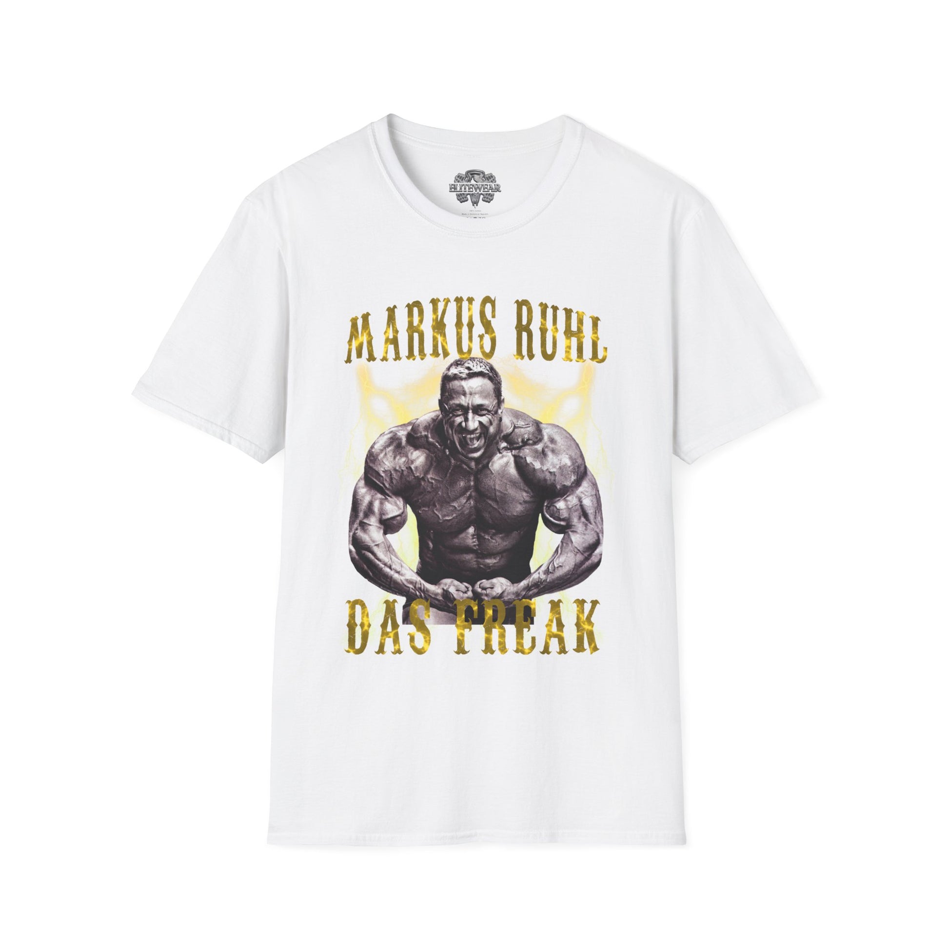 Markus Rühl Das Freak Regular T-Shirt front view - Fitness Apparel