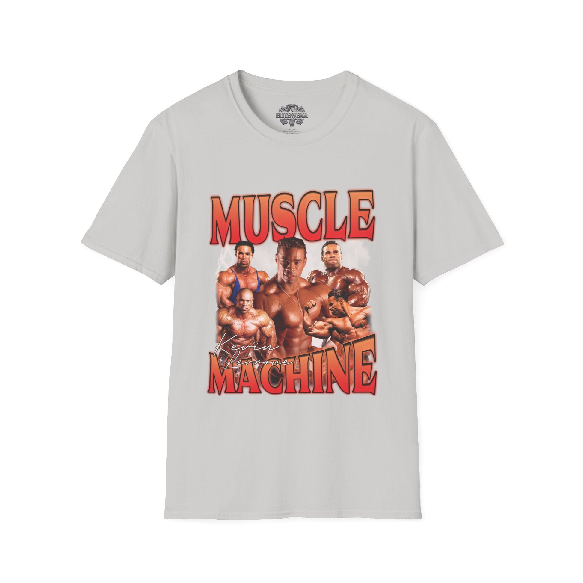 Kevin Levrone Muscle Machine T-Shirt in action - Bodybuilding Apparel