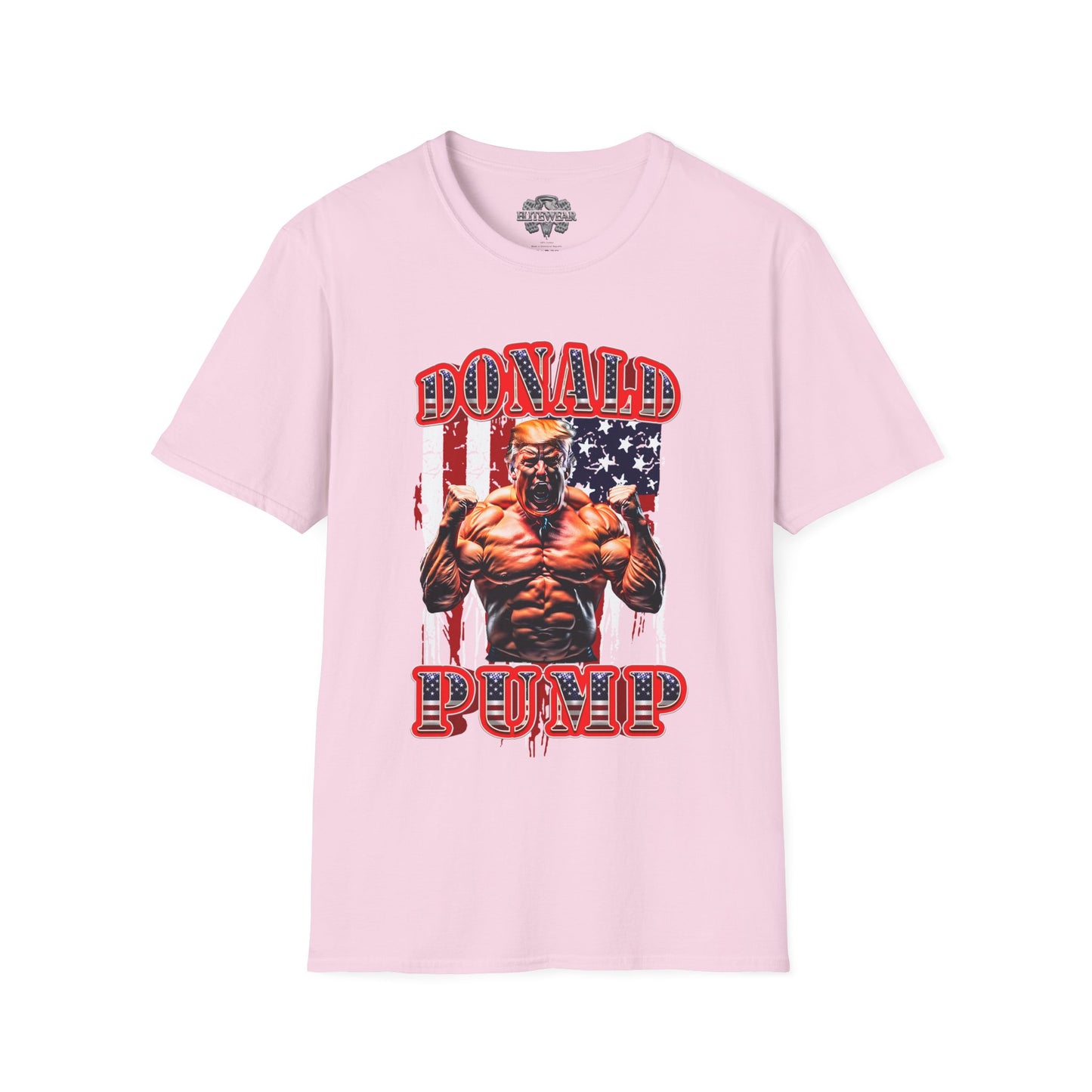 Donald Pump Regular T-Shirt in action - Gym Apparel