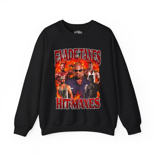 Ronnie Coleman | Hit Maxes Evade Taxes Red | Sweatshirt