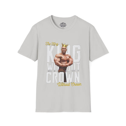 Kevin Levrone King Without Crown T-Shirt in action - Bodybuilding T-Shirt