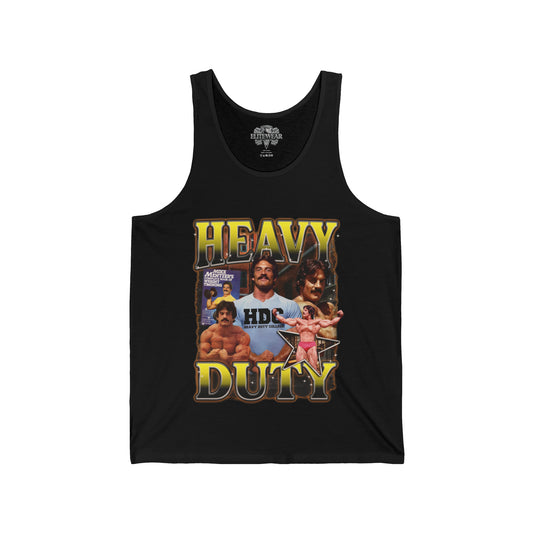 Mike Mentzer Heavy Duty Tank Top front view - Bodybuilding Tank Top