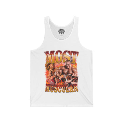 Markus Rühl Most Muscular Tank Top front view - Bodybuilding Tank Top