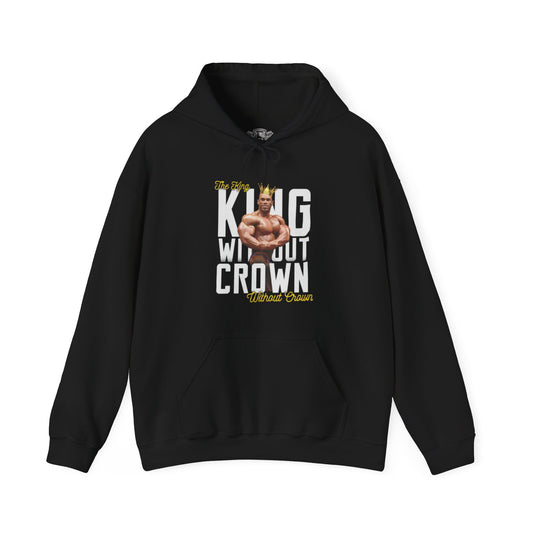 Kevin Levrone King Without Crown Hoodie front view - Bodybuilding Hoodie